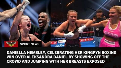 daniel hemsley celebration|Kingpyn Boxing Highlights: Daniella Hemsley stuns the crowd